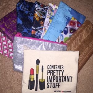 IPSY 10 random selected zipper pouches
