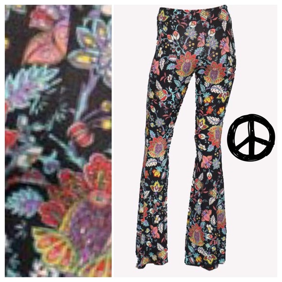 HOST PICK 3/28🌺FLOWER CHILD BELLBOTTOMS!✌🏼️ - Picture 2 of 2