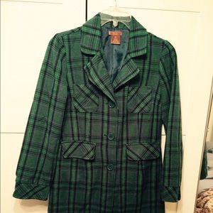 Very hip plaid coat