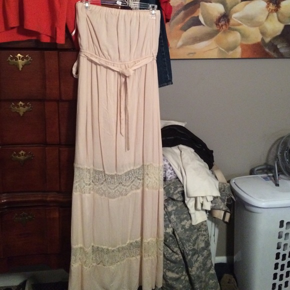 Off white maxi dress