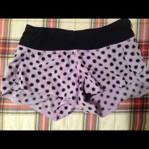Lululemon speed shorts
