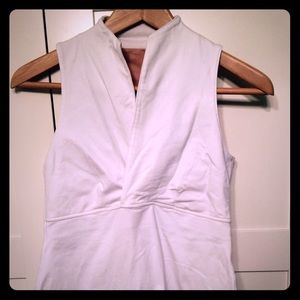 White lulu lemon workout top