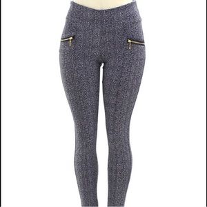 Winter Gray Printed Leggings