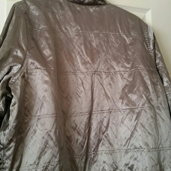 Satin Bomber Jacket NWOT - Picture 4 of 4