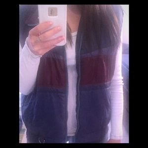 Winter vest puffy down vest vintage 70s snowdrift