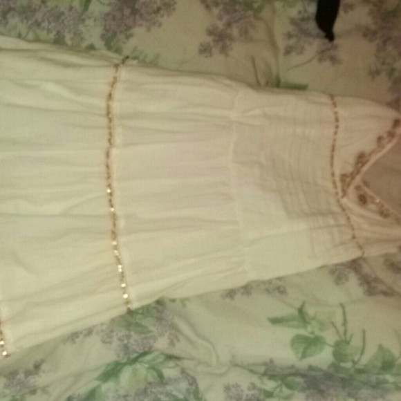 A beautiful white church dress or summer dress
