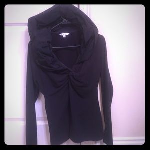 Cabi black twist shirt!!