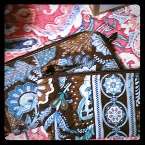Vera  Bradley wallet and make up bag