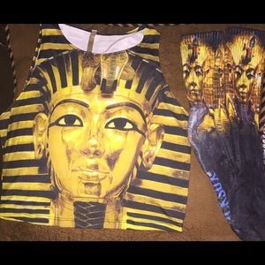 King Tut Top & Matching Socks