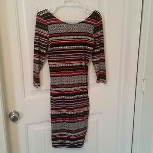 Forever 21 form fitting, backless dress