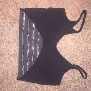 See through crop top