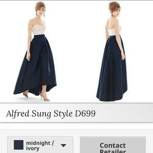 Alfred Sung Bridal Dress Style D699 - Size 0