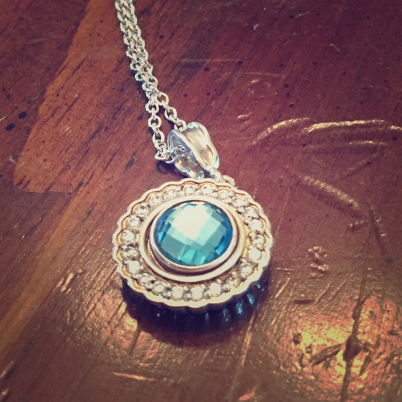 Kameleon Blue Stone Diamond necklace