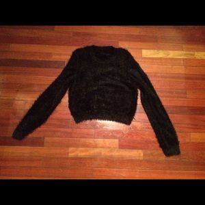 Forever 21 Fuzzy Crop Sweater