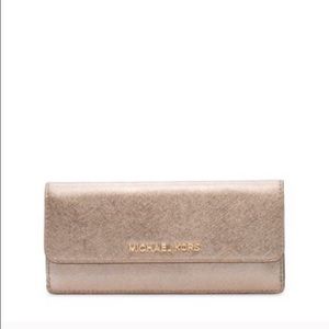 Michael Kors Jetset Metallic Wallet