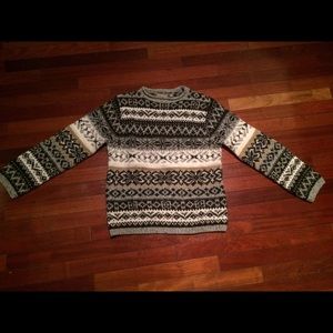 Wool Aztec Sweater