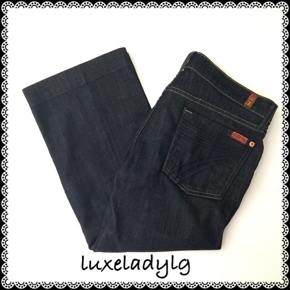 7 for all Mankind Pants - 7 FOR ALL MANKIND Dark Blue Jeans Size 28
