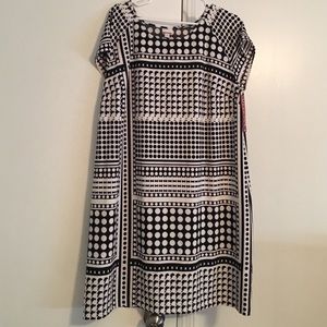 Merona Black/White Geometry Dress :)