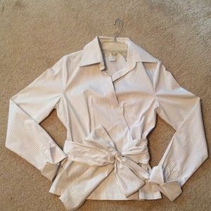 Worthington Wrap Blouse, size 8