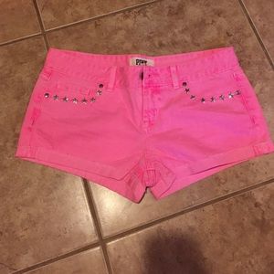 VS Pink Jean Shorts