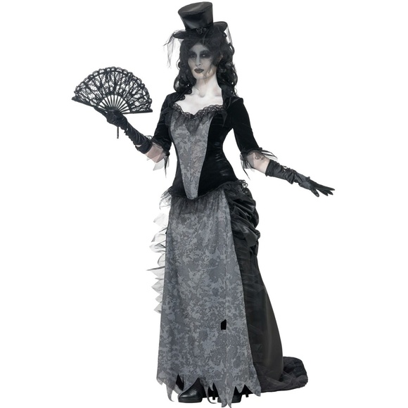 Holloween Ghost town widow costume