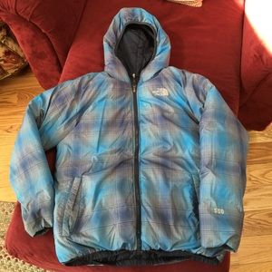 Reversible boys down coat