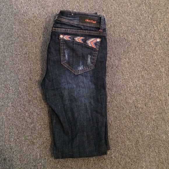 Grace in LA Dark wash jeans!