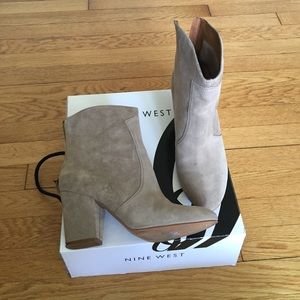 Nine West suede ankle boots