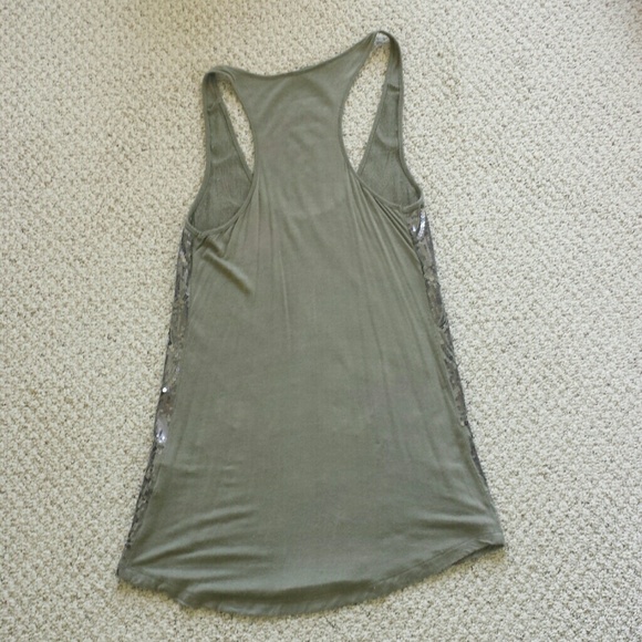 Green Sequence Tank Top - Picture 4 of 4