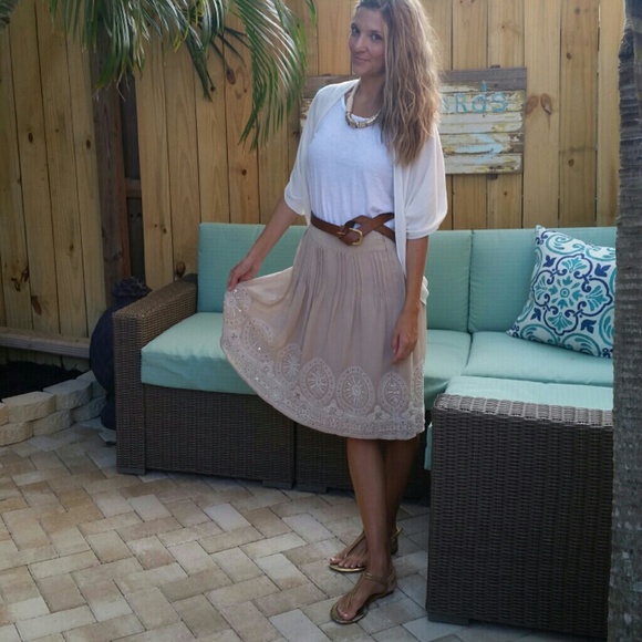 Chico's Boho gypsy skirt