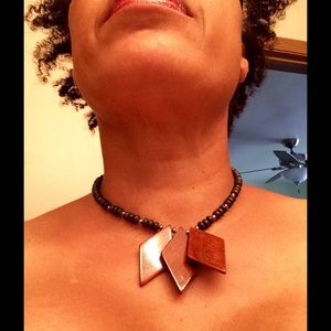 Wooden necklace