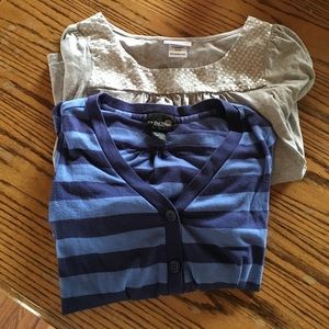 Maternity🎀(2) BUNDLE 3/4 sleeve tops