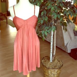BCBGMaxAzria Copper Open Back Dress