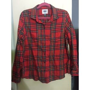 Red plaid flannel