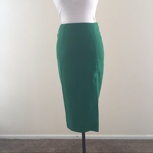 Ark & Co. Green pencil skirt.