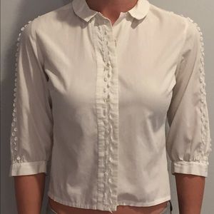 VINTAGE COTTON BUTTON UP