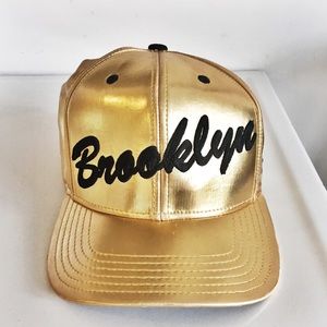 RESERVED Brooklyn Gold Baseball SnapBack Hat