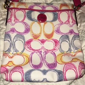 Coach over the shoulder purse.