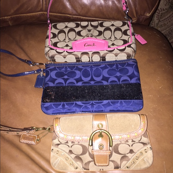 Coach wristlets