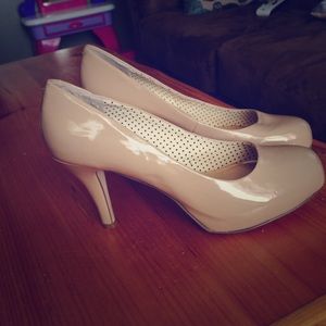 Madden Girl square toe pumps