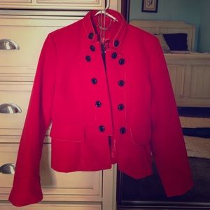 Paparazzi Red pea coat. Size XL.