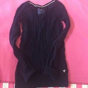 American Eagle navy sweater