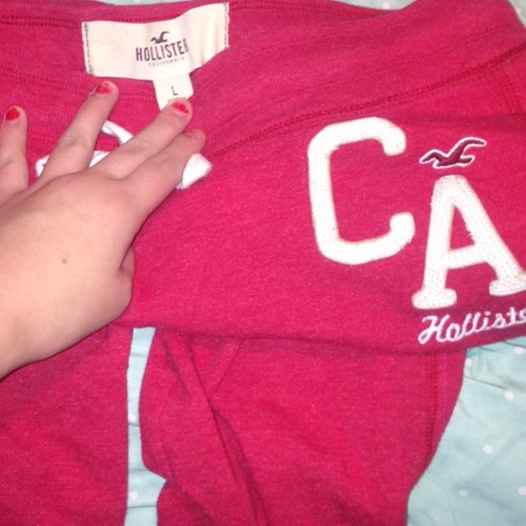 Hollister size L tee sweat pants soft material