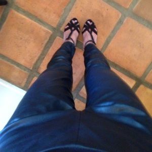 Zara Faux Leather Pants