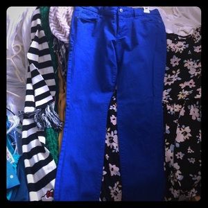 OLD NAVY ROYAL BLUE SIZE 12 ROCKSTAR JEANS
