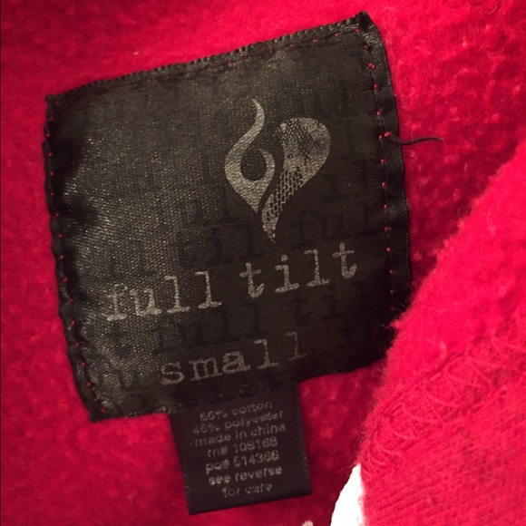 Red zip up jacket - Picture 3 of 3