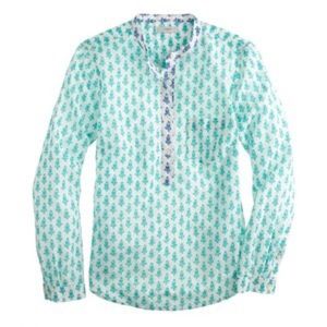 J. Crew Thistle-print popover