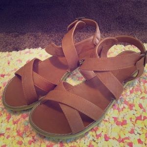 Madden girl Rade strappy sandals. Size 10.