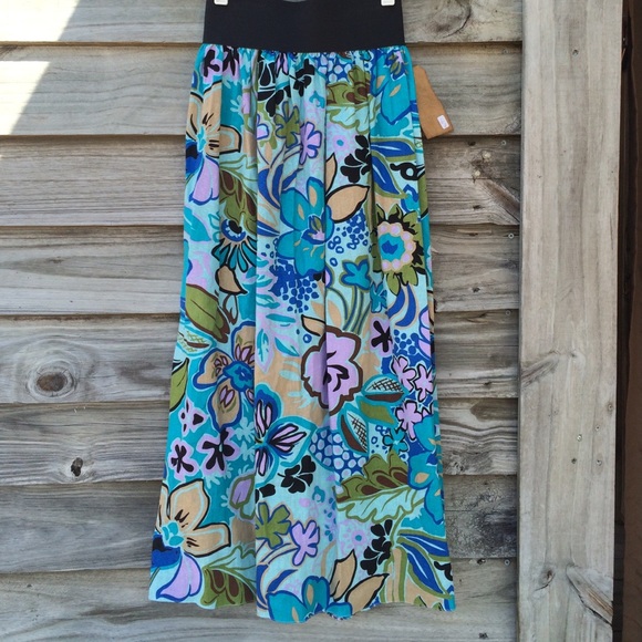 Blue print maxi