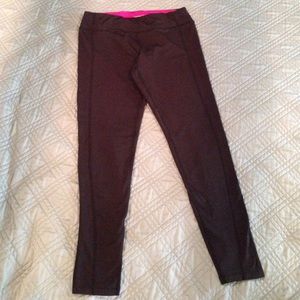 Layer 8 black lined workout leggings tights